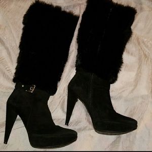 Fur boots